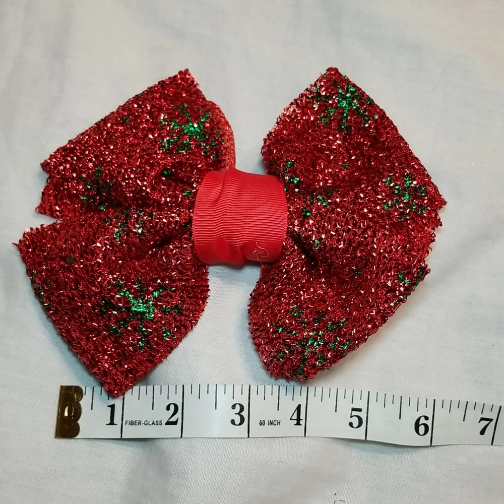 HOLIDAY GLAM BLING FASCINATOR AND BOWS LOT OF 4